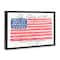 Stupell Industries All American Patriotic Phrase Floater Framed Art